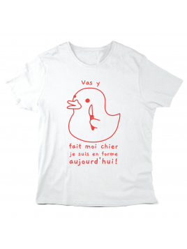 T-Shirt imprimé à message -...