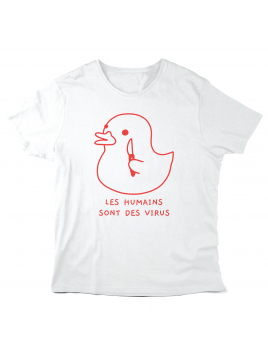 T-Shirt imprimé à message -...