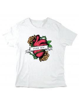 T-Shirt imprimé à message -...