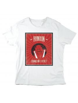 T-Shirt imprimé à message -...