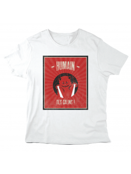 T-Shirt imprimé à message -...