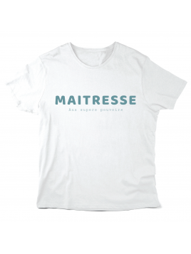 T-Shirt imprimé à message -...