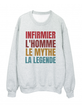 Sweat shirt imprimé à...