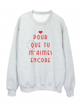 Sweat shirt imprimé à...