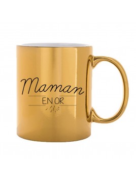 Mug tasse céramique - Doré...