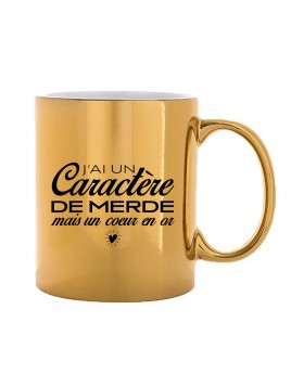 Mug tasse céramique - Doré...