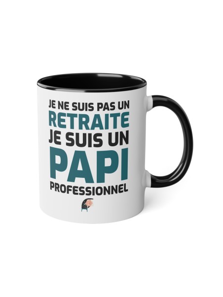 Mug céramique - Tasse Drôle et Originale - Cadeau Idéal pour Collègues, départ a la retraite - Humour Libéré délivré retraité