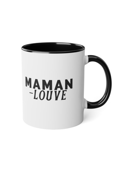 Mug céramique à message -  Idée Cadeau Unique pour la Fête des mères - Maman louve - France