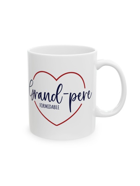 Mug tasse céramique - Idée cadeau Original personnalisé famille fête des grands pères - Grand père formidable