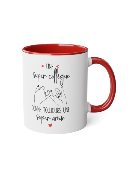 Mug tasse céramique - Cadeau Idéal pour un(e) Ami(e) Proche Amitié - Une super collègue un super amie