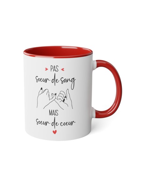 Mug tasse céramique à message - Cadeau pour Meilleure Amie - Soeur de coeur