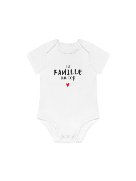 Body Bébé Drôle - Imprimé Humour et Citations - Cadeau Original naissance famille - La famille au top - France