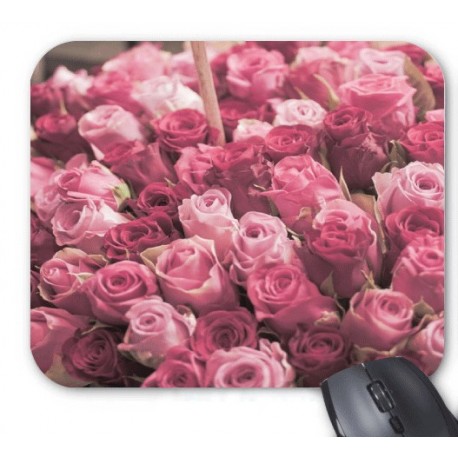 Tapis de souris personnalisÃ© roses 